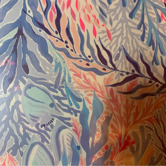 NIB Lilly Pulitzer Kaleidoscope Coral Journal Set w/ Pen 128 lined pgs - Picture 9 of 11